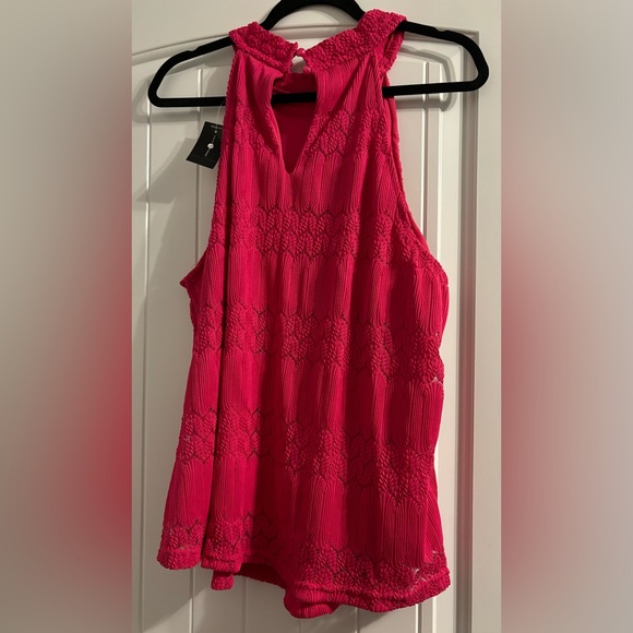 Pink Lace Halter Top - Picture 2 of 3